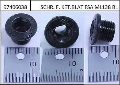 Haibike Set screws for SubFrame for Bosch Gen4 FS, black